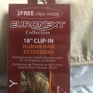 18" human hair extensions! (Never worn)